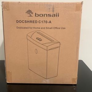 Brand New Bonsai Paper Shredder